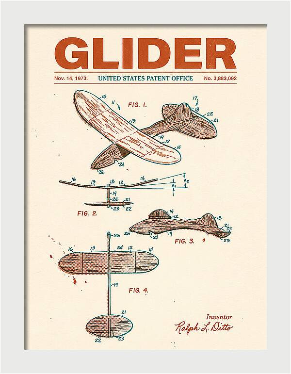 Glider Retro Patent Us3883092