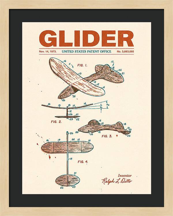 Glider Retro Patent Us3883092