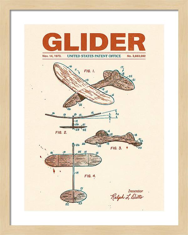 Glider Retro Patent Us3883092