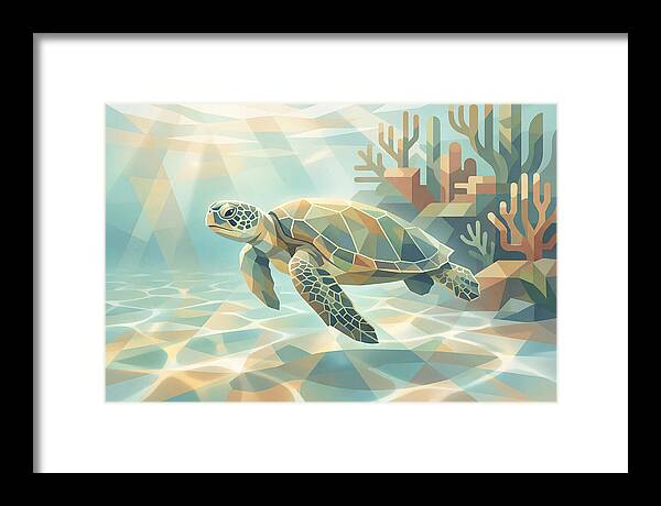 Gliding Through Sunlit Waters