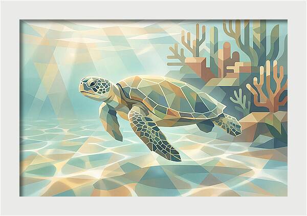 Gliding Through Sunlit Waters