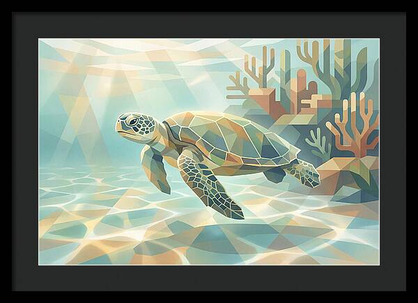 Gliding Through Sunlit Waters