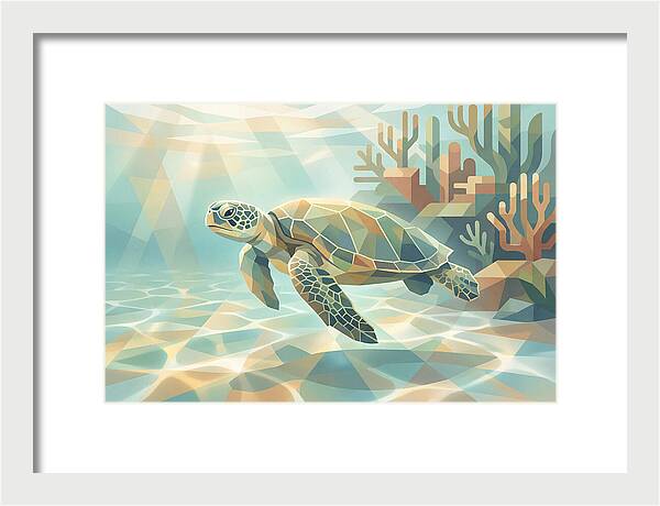 Gliding Through Sunlit Waters