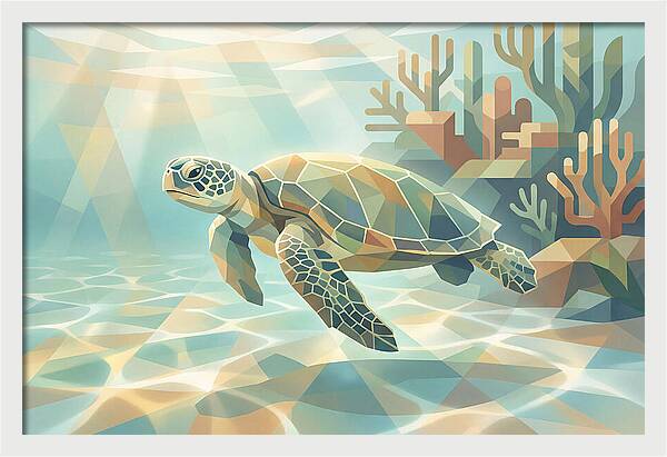 Gliding Through Sunlit Waters