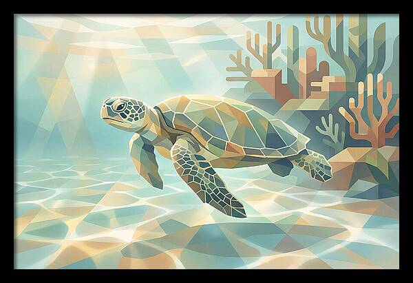 Gliding Through Sunlit Waters