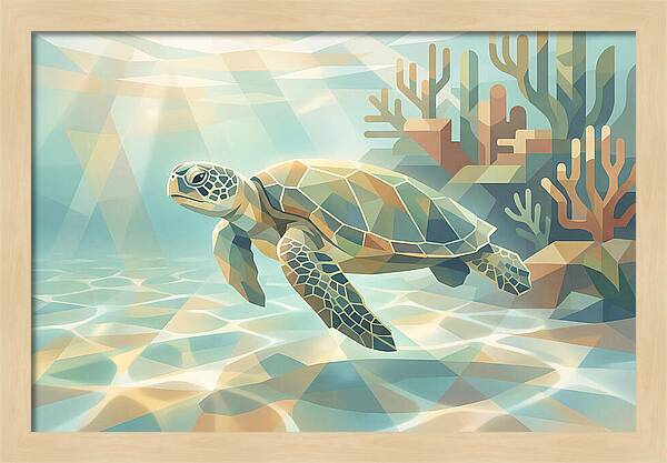 Gliding Through Sunlit Waters