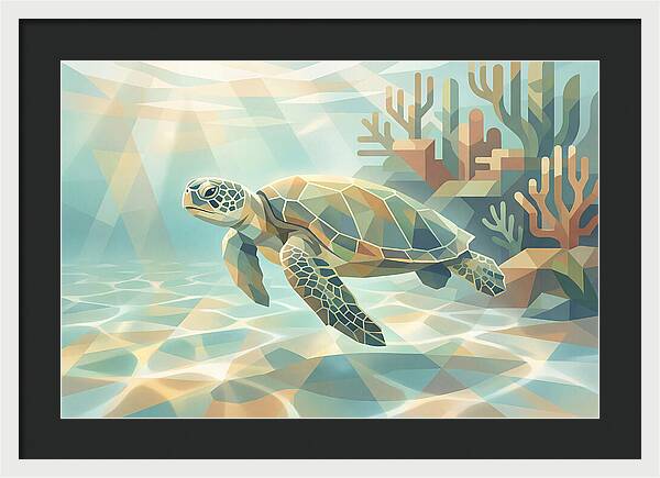 Gliding Through Sunlit Waters