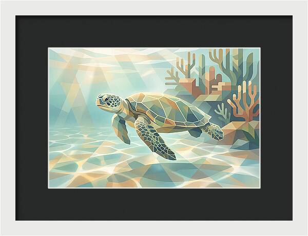 Gliding Through Sunlit Waters