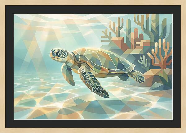 Gliding Through Sunlit Waters