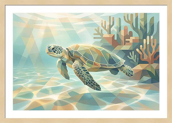 Gliding Through Sunlit Waters