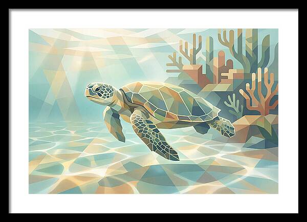 Gliding Through Sunlit Waters