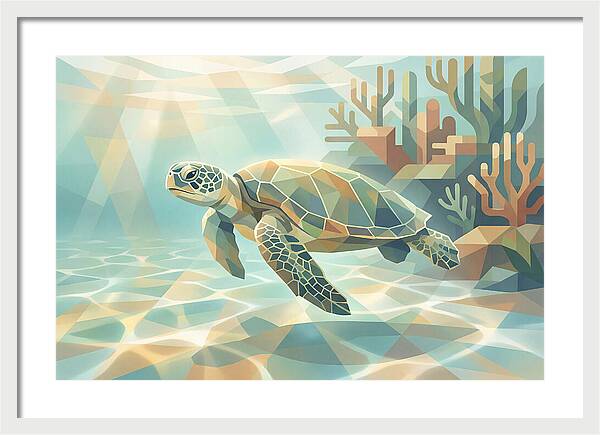 Gliding Through Sunlit Waters