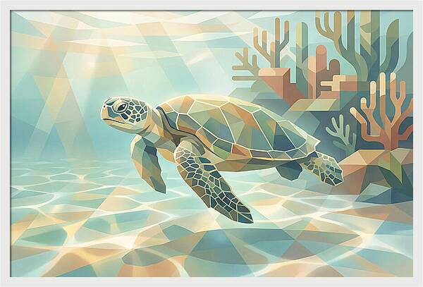 Gliding Through Sunlit Waters