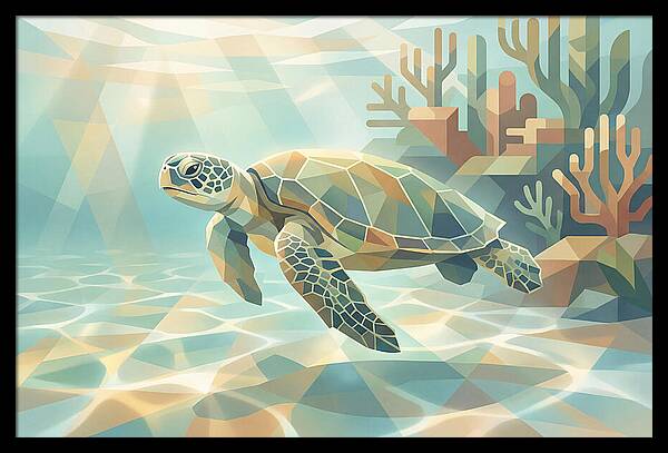 Gliding Through Sunlit Waters