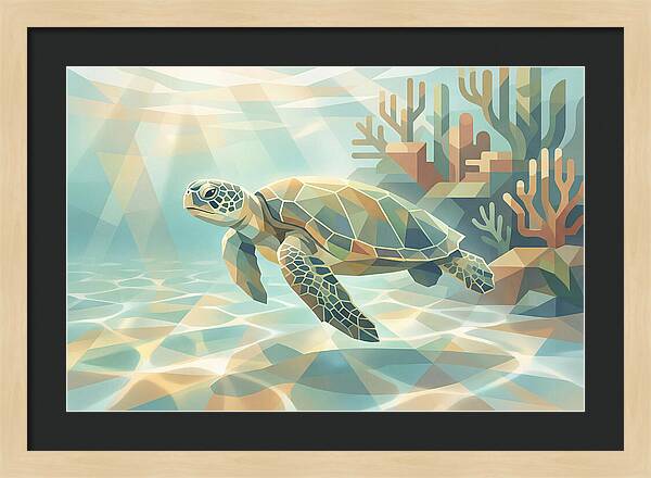 Gliding Through Sunlit Waters
