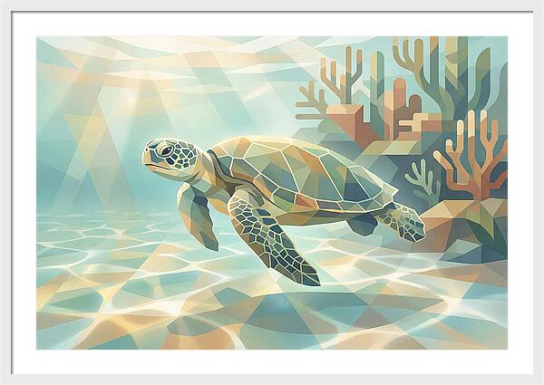 Gliding Through Sunlit Waters