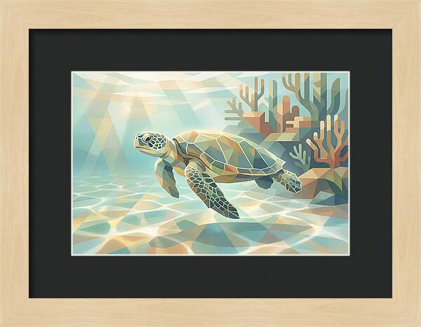 Gliding Through Sunlit Waters
