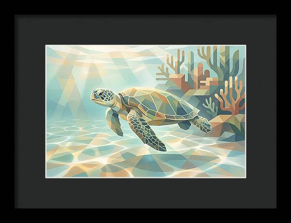 Gliding Through Sunlit Waters