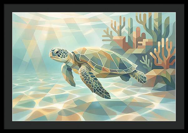 Gliding Through Sunlit Waters