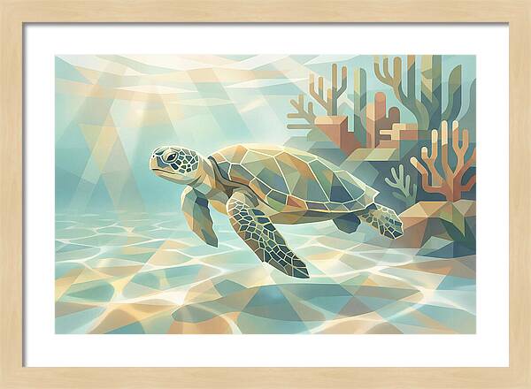 Gliding Through Sunlit Waters