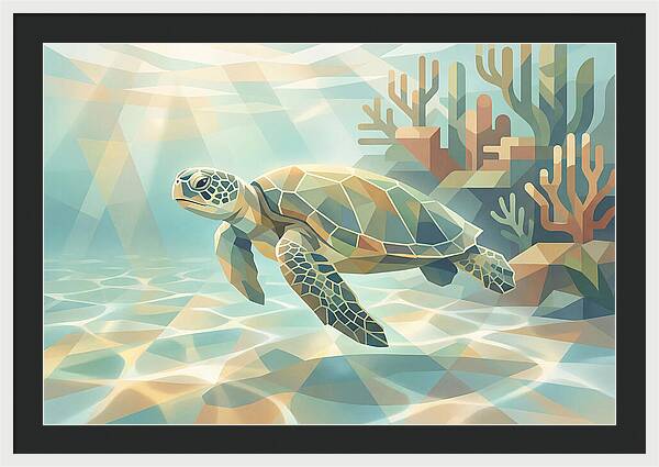 Gliding Through Sunlit Waters