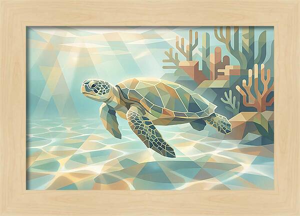 Gliding Through Sunlit Waters