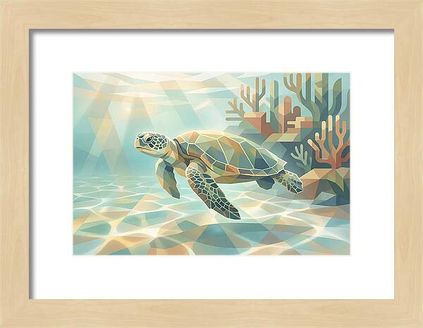 Gliding Through Sunlit Waters