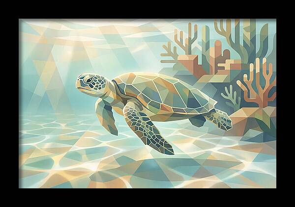 Gliding Through Sunlit Waters