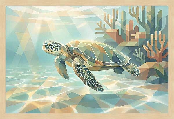 Gliding Through Sunlit Waters