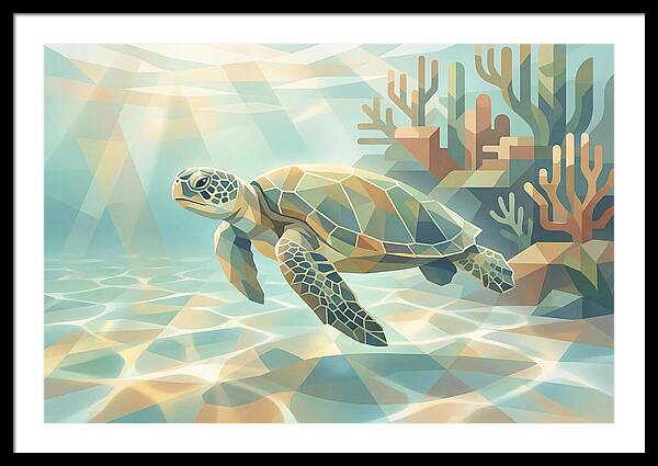 Gliding Through Sunlit Waters