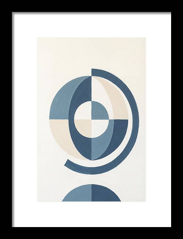 Globe Minimalism In Blue
