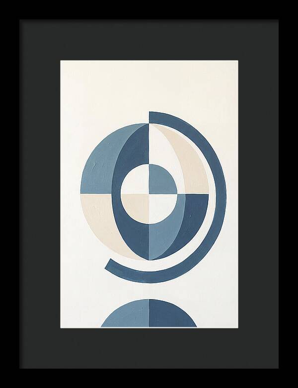 Globe Minimalism In Blue