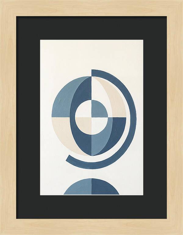 Globe Minimalism In Blue