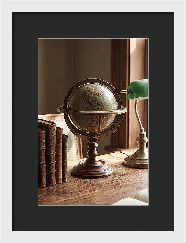 Globe On A Vintage Desk