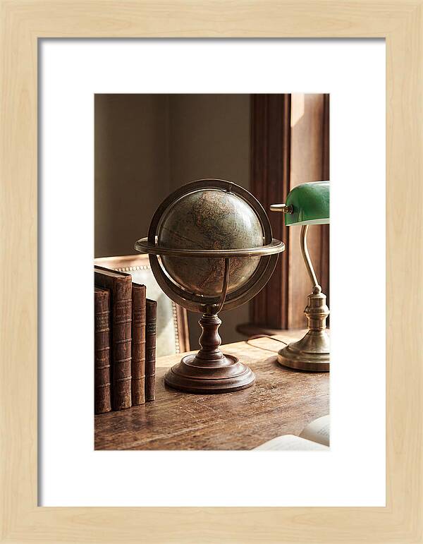 Globe On A Vintage Desk
