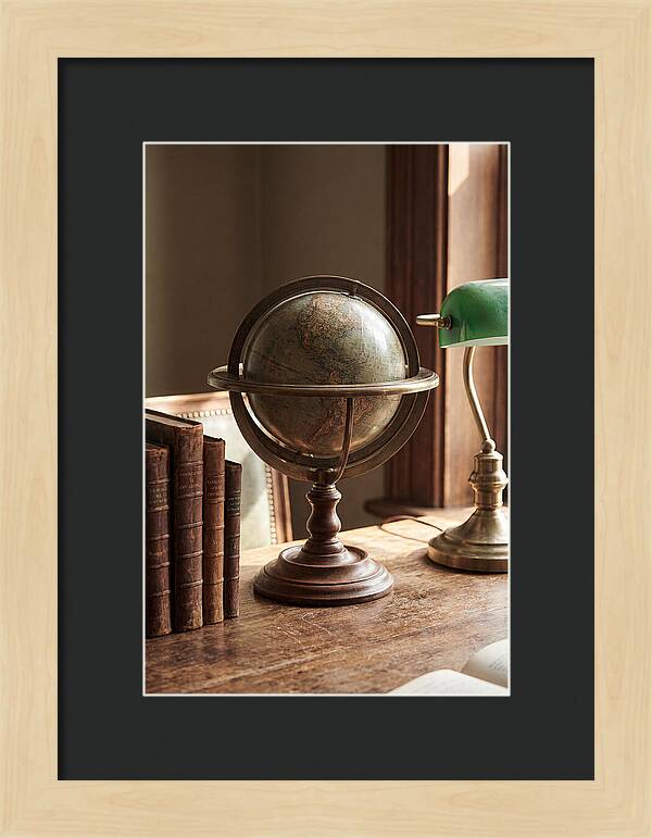 Globe On A Vintage Desk