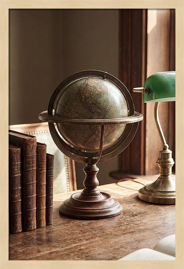 Globe On A Vintage Desk