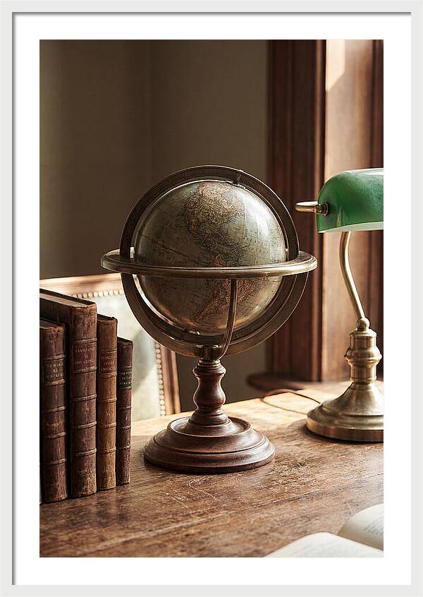 Globe On A Vintage Desk