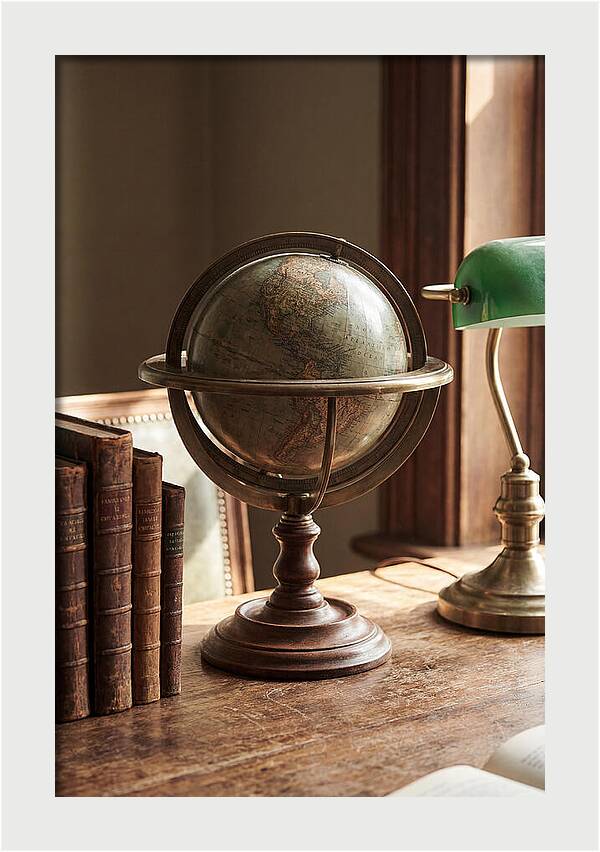 Globe On A Vintage Desk