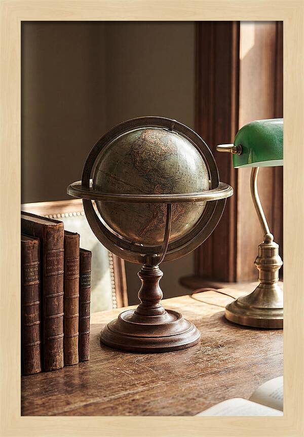 Globe On A Vintage Desk