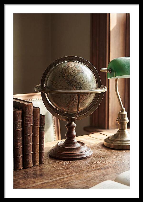 Globe On A Vintage Desk