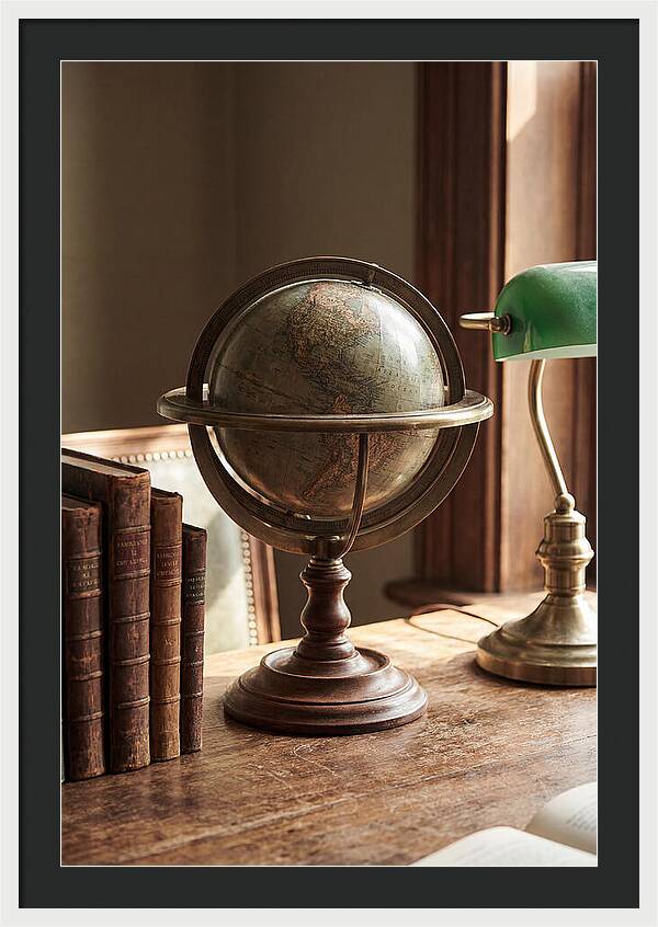 Globe On A Vintage Desk