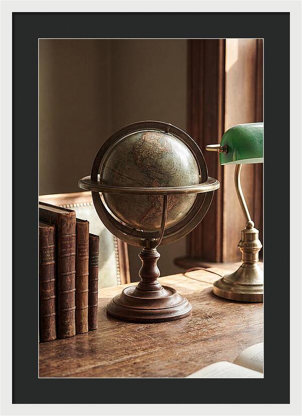 Globe On A Vintage Desk