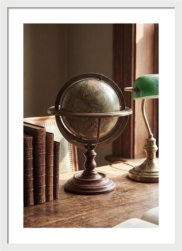 Globe On A Vintage Desk