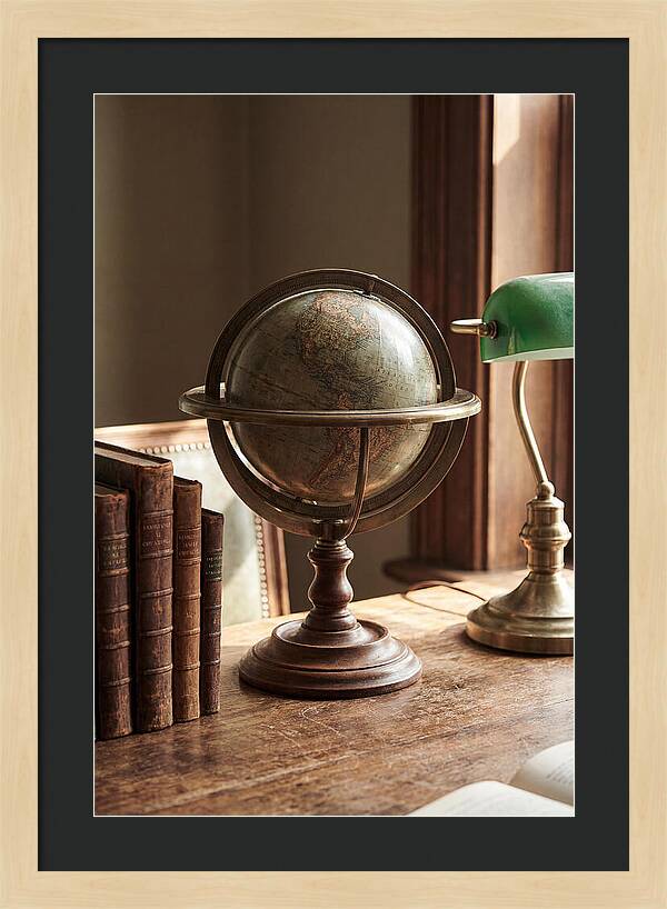 Globe On A Vintage Desk