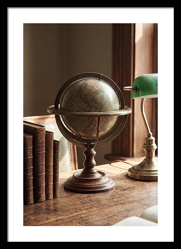 Globe On A Vintage Desk