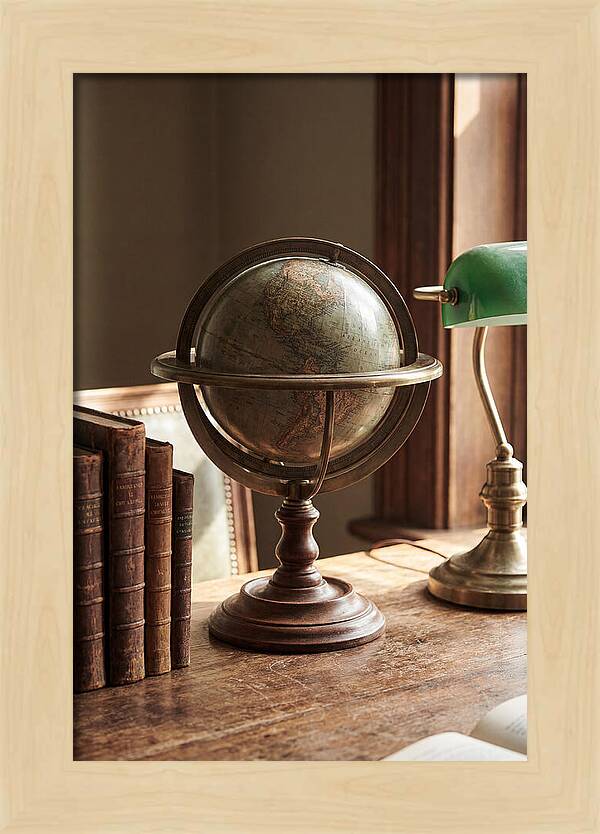 Globe On A Vintage Desk