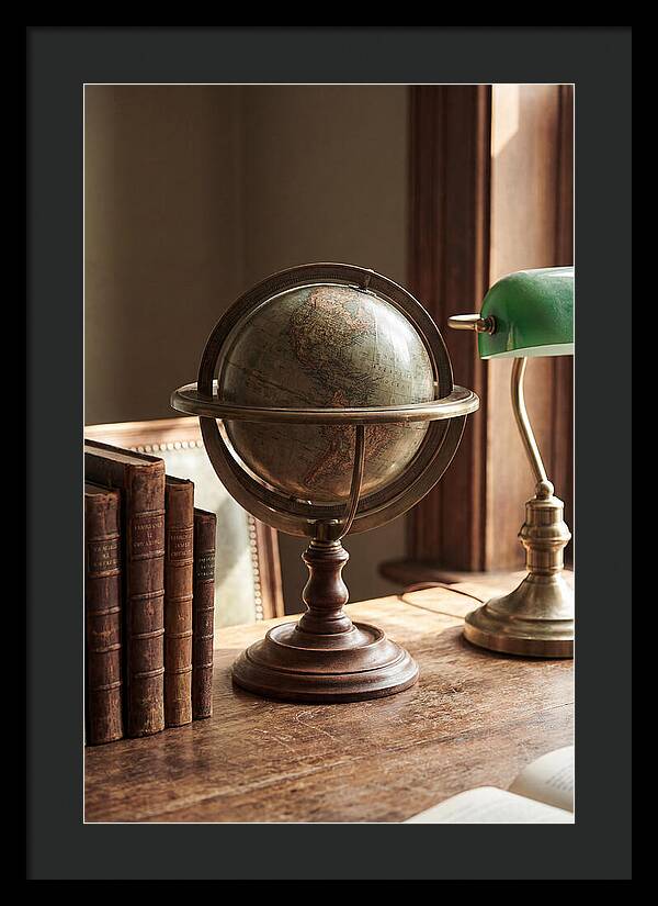 Globe On A Vintage Desk