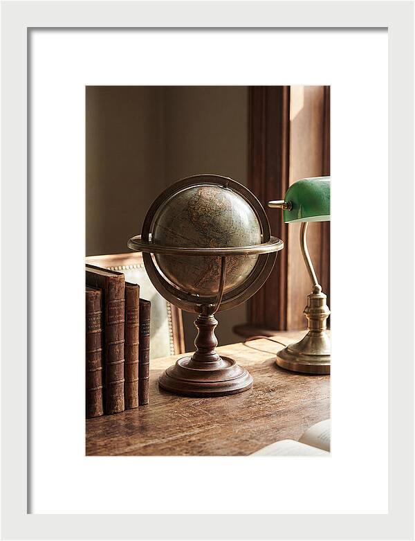 Globe On A Vintage Desk