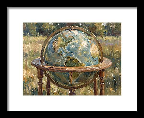 Globe Surrounded By Nature